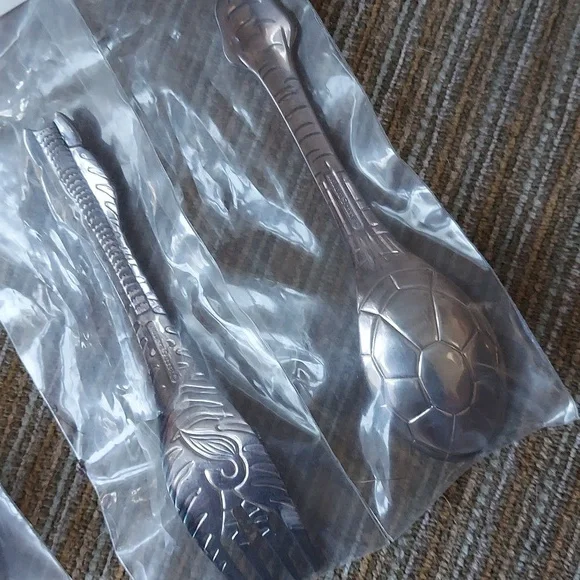 Vintage Reed & Barton Safari II Silver-plated Baby Feeding Set - New